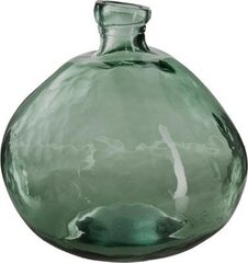 Perdirbto stiklo vaza Grass, žalia, 23 cm kaina ir informacija | Vazos | pigu.lt