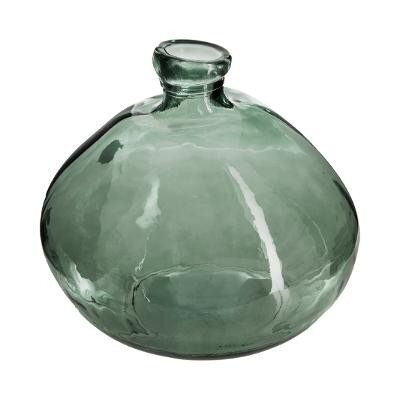 Perdirbto stiklo vaza Grass, žalia, 23 cm цена и информация | Vazos | pigu.lt