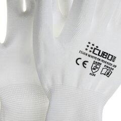 Pirštinės ESSEN WHITE цена и информация | Рабочие перчатки | pigu.lt