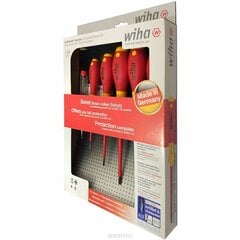 Hабор отвёрток для электриков WIHA SoftFinish Phillips (6 шт.) цена и информация | Механические инструменты | pigu.lt