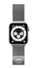 Ремешок Laut Steel Loop для Apple Watch серий 1–7 и SE (42–45 мм), серебристый цена и информация | Аксессуары для смарт-часов и браслетов | pigu.lt