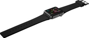 Pasek Laut Active Apple Watch 42|45mm czarny|black 35139 цена и информация | Аксессуары для смарт-часов и браслетов | pigu.lt