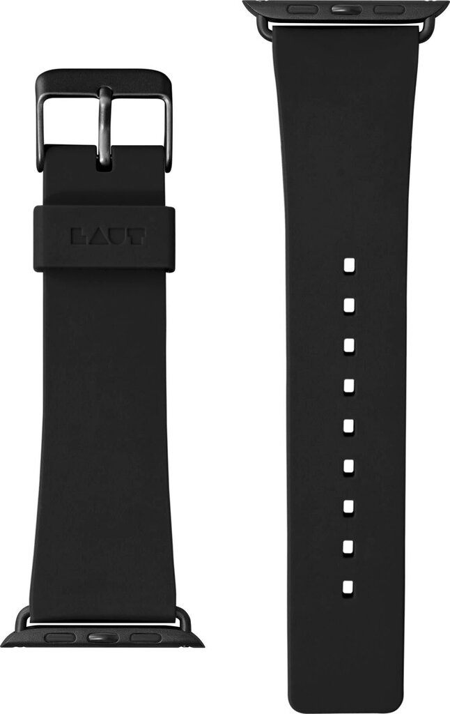 Laut Watch Band Black kaina ir informacija | Išmaniųjų laikrodžių ir apyrankių priedai | pigu.lt