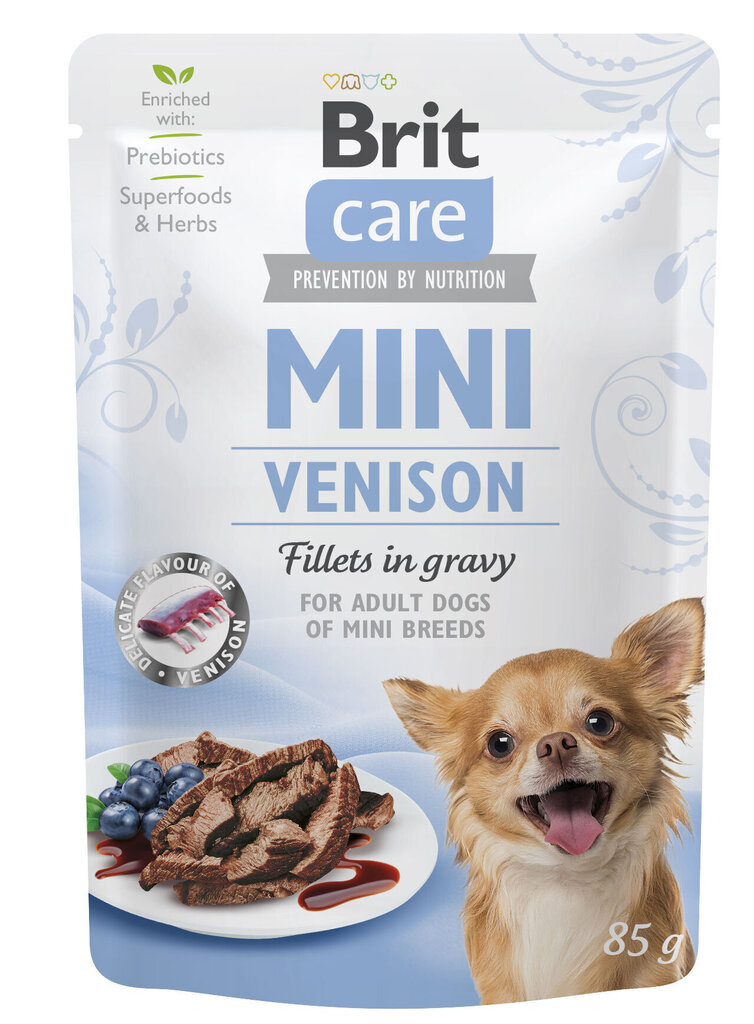 Brit Care Mini konservai šunims su elnienos filė padaže 85g цена и информация | Konservai šunims | pigu.lt