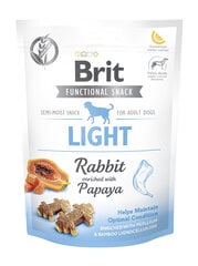 Brit Care dog functional snack light su triušiena, 150 g цена и информация | Лакомства для собак | pigu.lt
