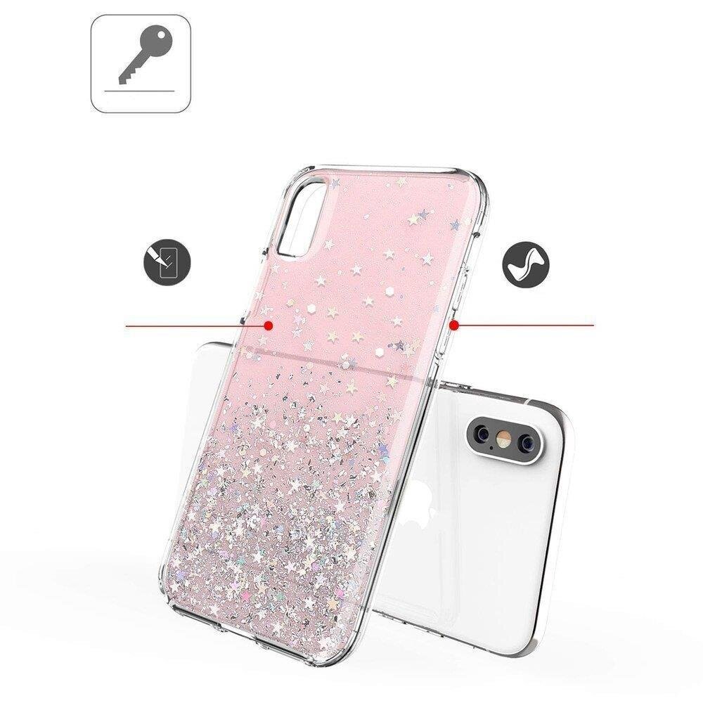 Wozinsky Glitter case kaina ir informacija | Telefono dėklai | pigu.lt