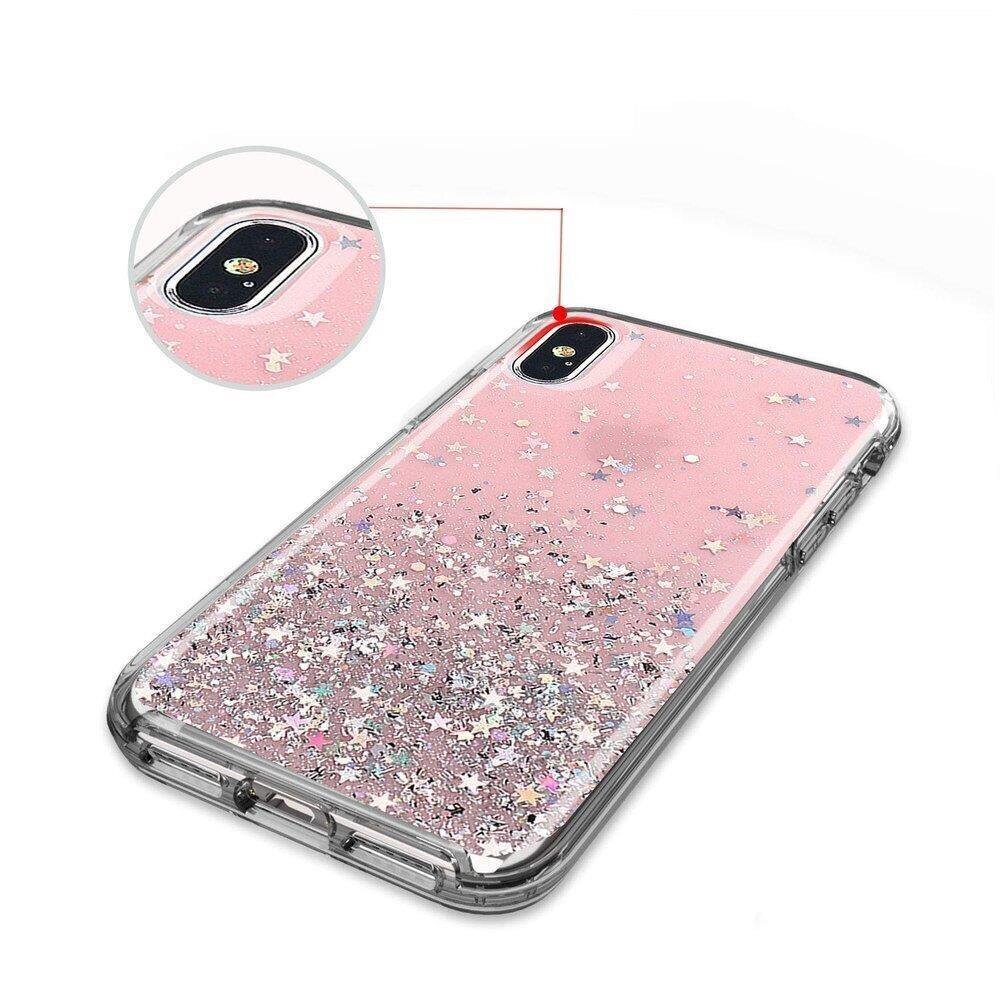 Wozinsky Star Glitter Shining Cover, skirtas for iPhone 12 kaina ir informacija | Telefono dėklai | pigu.lt