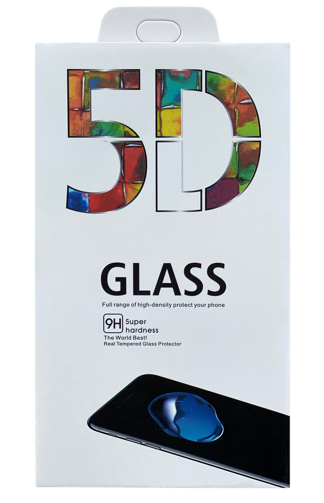 LCD apsauginis stikliukas 5D Full Glue Apple iPhone 12 mini juodas цена и информация | Apsauginės plėvelės telefonams | pigu.lt