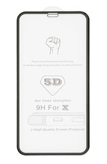 Защитное стекло дисплея 5D Full Glue Samsung S21/S30 выгнутое черное цена и информация | Защитные пленки для телефонов | pigu.lt