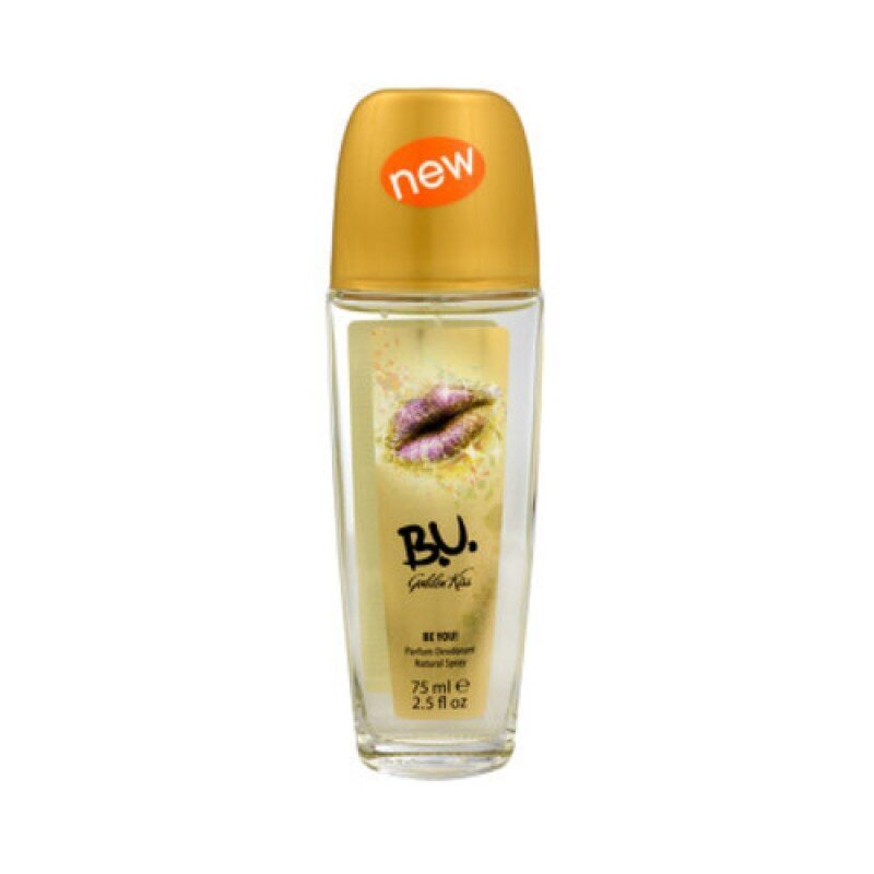 Purškiamas dezodorantas moterims BU Golden Kiss perfumed deodorant glass for women, 75 ml kaina ir informacija | Dezodorantai | pigu.lt