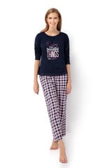 Женская пижама с длинными штанами Envie Beauty (Темно-синий) цена и информация | Женские пижамы, ночнушки | pigu.lt