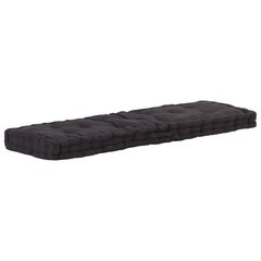Paletės/grindų pagalvėlė, 120x40x7 cm, juoda kaina ir informacija | Pagalvės, užvalkalai, apsaugos | pigu.lt