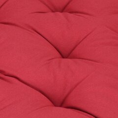 Paletės/grindų pagalvėlė, 120x40x7 cm, raudona цена и информация | Подушки, наволочки, чехлы | pigu.lt