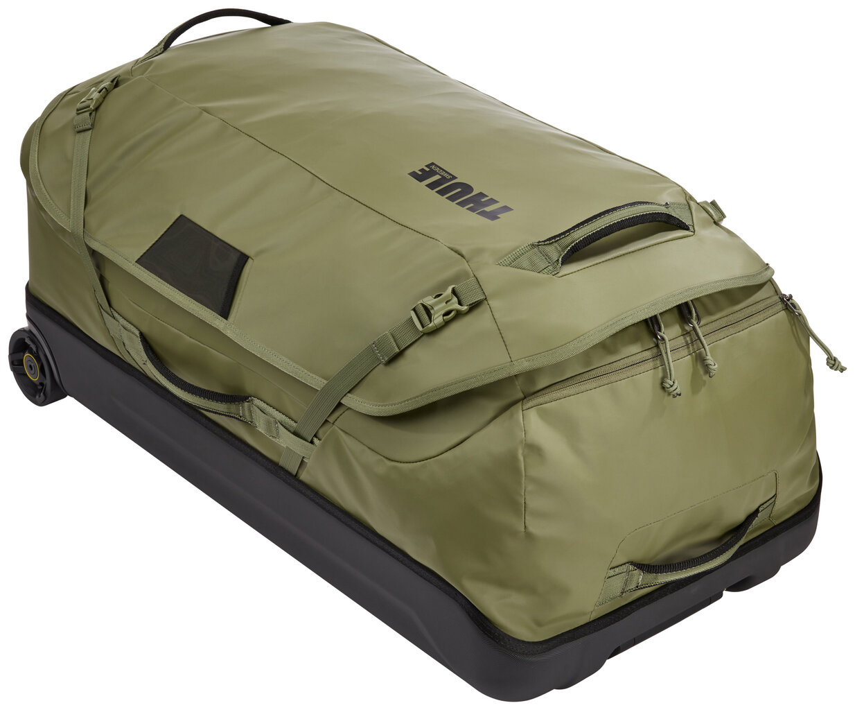 Didelis lagaminas Thule Chasm Wheeled Duffel TCWD-132 L, žalias kaina ir informacija | Lagaminai, kelioniniai krepšiai | pigu.lt