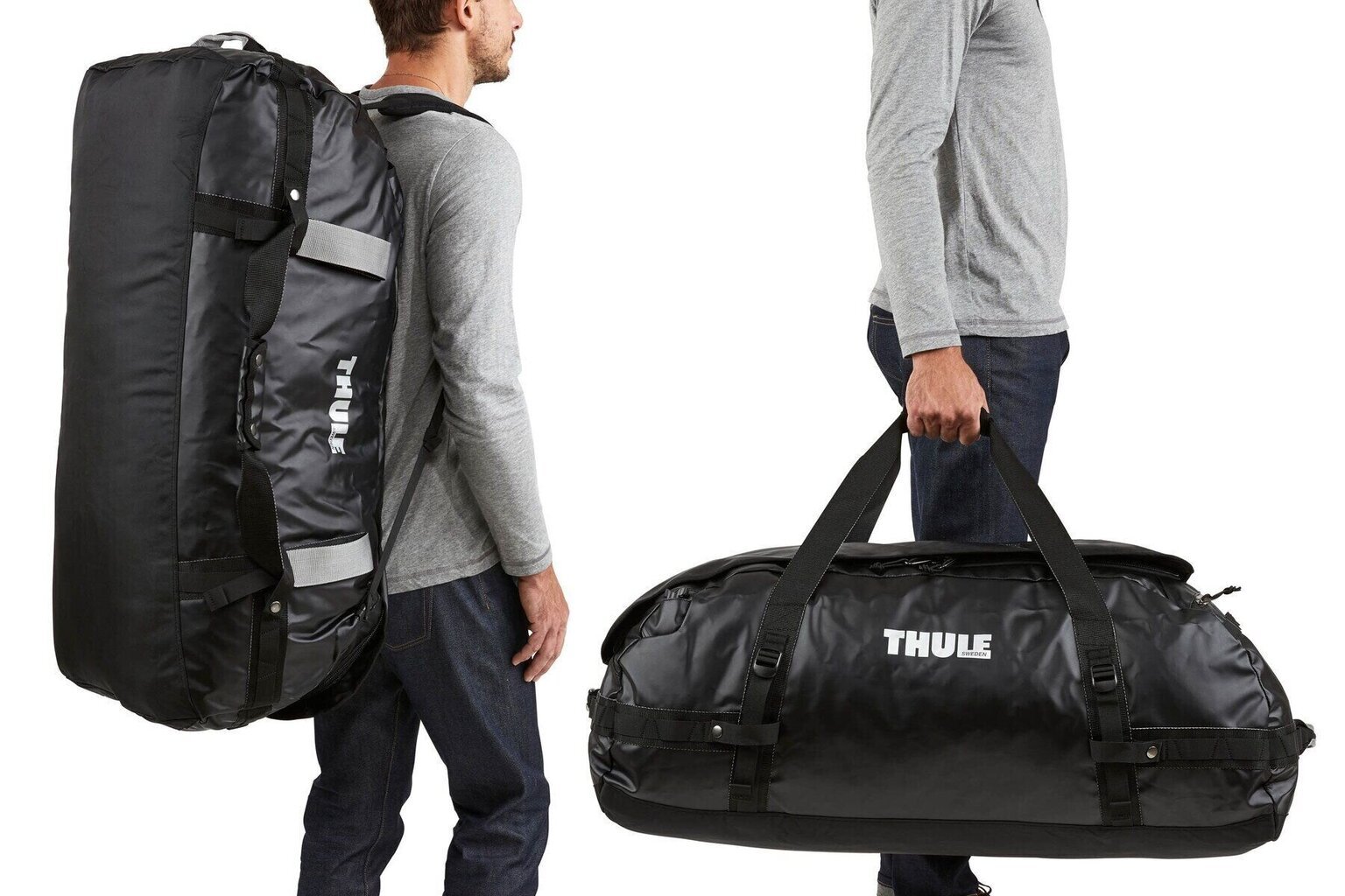 Sportinis krepšys-kuprinė Thule Chasm TDSD-205, 130 l, žalias kaina ir informacija | Kuprinės ir krepšiai | pigu.lt