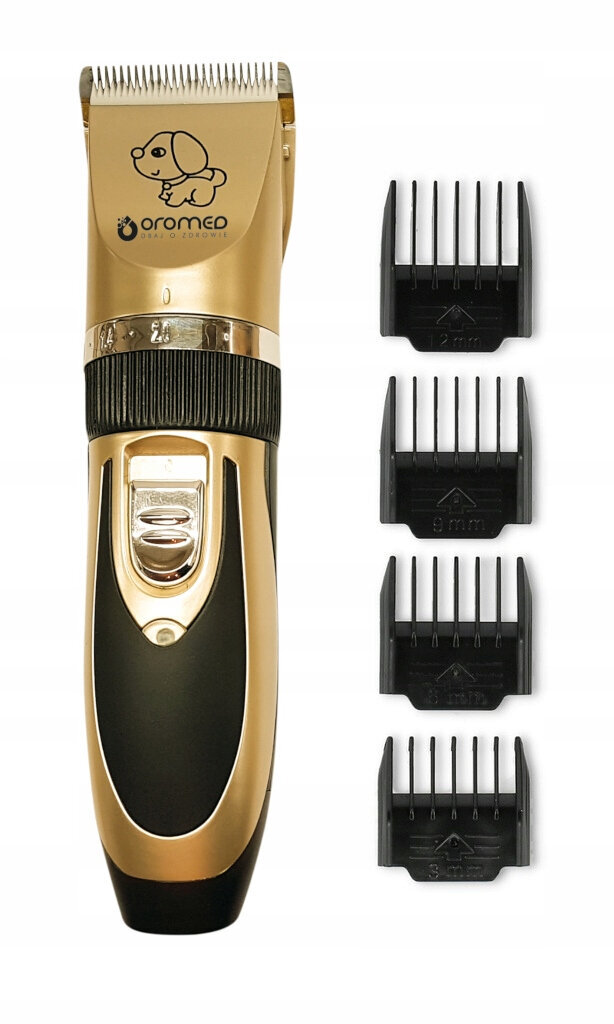 Gyvūnų kirpimo mašinėlė OROMED ORO-PET CLIPPER GOLD kaina ir informacija | Priežiūros priemonės gyvūnams | pigu.lt