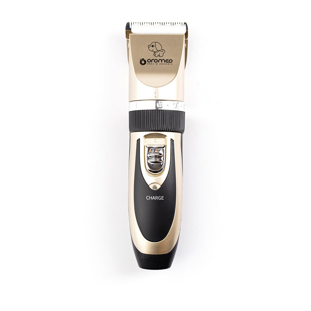 Gyvūnų kirpimo mašinėlė OROMED ORO-PET CLIPPER GOLD kaina ir informacija | Priežiūros priemonės gyvūnams | pigu.lt