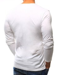 Блуза мужская Merins, белая цена и информация | Футболка мужская | pigu.lt