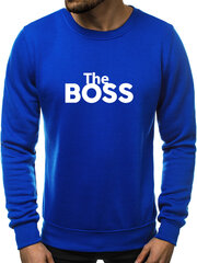 Džemperis vyrams The boss, mėlynas kaina ir informacija | Džemperiai vyrams | pigu.lt