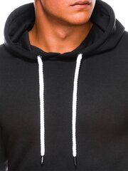 Vyriškas juodos spalvos džemperis su gobtuvu "Luna" цена и информация | Мужские толстовки | pigu.lt
