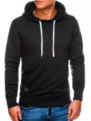 Vyriškas juodos spalvos džemperis su gobtuvu "Luna" цена и информация | Мужские толстовки | pigu.lt