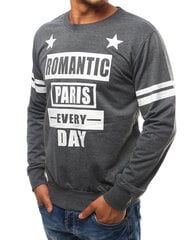 Vyriškas tamsiai pilkos spalvos džemperis "Romant" цена и информация | Мужские толстовки | pigu.lt