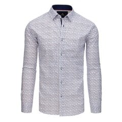 Vyriški baltos spalvos marškiniai "Monat" цена и информация | Мужские рубашки | pigu.lt