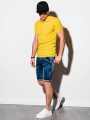 Мужская желтая рубашка поло Malum цена и информация | Мужские футболки | pigu.lt