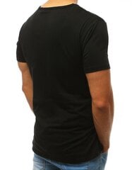 Мужская черная футболка "Newlife" цена и информация | Мужские футболки | pigu.lt
