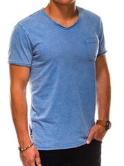 Vyriški mėlyni marškinėliai "Timer" kaina ir informacija | Vyriški marškinėliai | pigu.lt