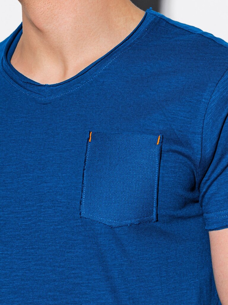 Vyriški mėlynos spalvos marškinėliai "Symen" kaina ir informacija | Vyriški marškinėliai | pigu.lt