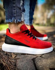 Vyriški raudonos spalvos laisvalaikio batai "Rester" цена и информация | Мужские ботинки | pigu.lt