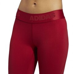 Tamprės moterims Adidas Alpha Skin Sport Tight LT W DX7566, raudonos kaina ir informacija | Sportinė apranga moterims | pigu.lt