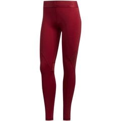 Леггинсы женские Adidas Alpha Skin Sport Tight LT W DX7566, красные цена и информация | Спортивная одежда женская | pigu.lt