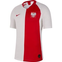 Мужская спортивная футболка Nike Poland Vapor Match JSY SS DSR AJ5004 100 цена и информация | Мужская спортивная одежда | pigu.lt