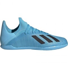 Футбольные бутсы для мальчиков, Adidas X 19.3 IN JR F35354 светло-синие цена и информация | Футбольные бутсы | pigu.lt
