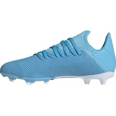 Футбольные бутсы для мальчиков, Adidas X 19.3 FG Jr F35366 синие цена и информация | Футбольные бутсы | pigu.lt