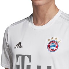 Футболка мужская Adidas Bayern Munich Away 19/20 M DW7406, белая цена и информация | Мужская спортивная одежда | pigu.lt