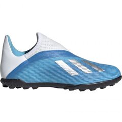 Futbolo bateliai berniukams, Adidas X 19.3 LL TF JR EF9123 mėlyna kaina ir informacija | Futbolo bateliai | pigu.lt