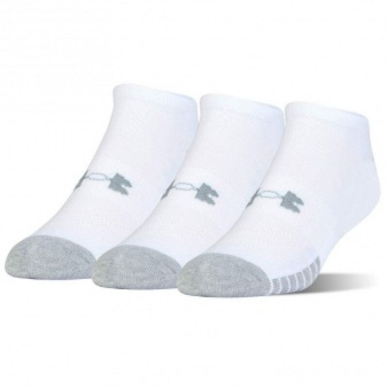 Kojinės vyrams UA Heatgear NS 1346755-100, baltos kaina ir informacija | Vyriškos kojinės | pigu.lt