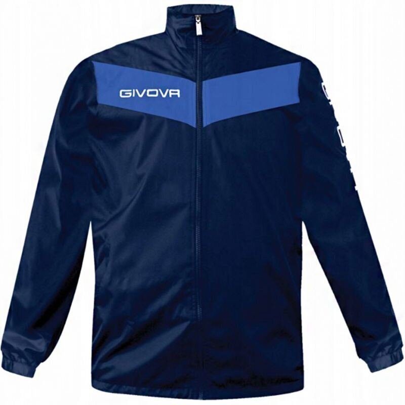 Sportinė striukė vyrams Givova Rain Scudo RJ005 0402, mėlyna kaina ir informacija | Sportinė apranga vyrams | pigu.lt