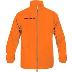 Спортивная куртка для мужчин Givova Rain Basico Fluo RJ001 0028, 50325 цена и информация | Мужская спортивная одежда | pigu.lt