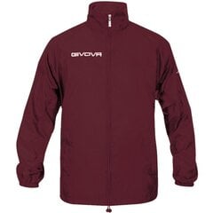 Спортивная куртка Givova Rain Basico RJ001 0008, красная цена и информация | Женские куртки | pigu.lt