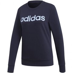 Джемпер женский, Adidas W Essentials Linear Sweat W EI0678 черный цена и информация | Женские толстовки | pigu.lt