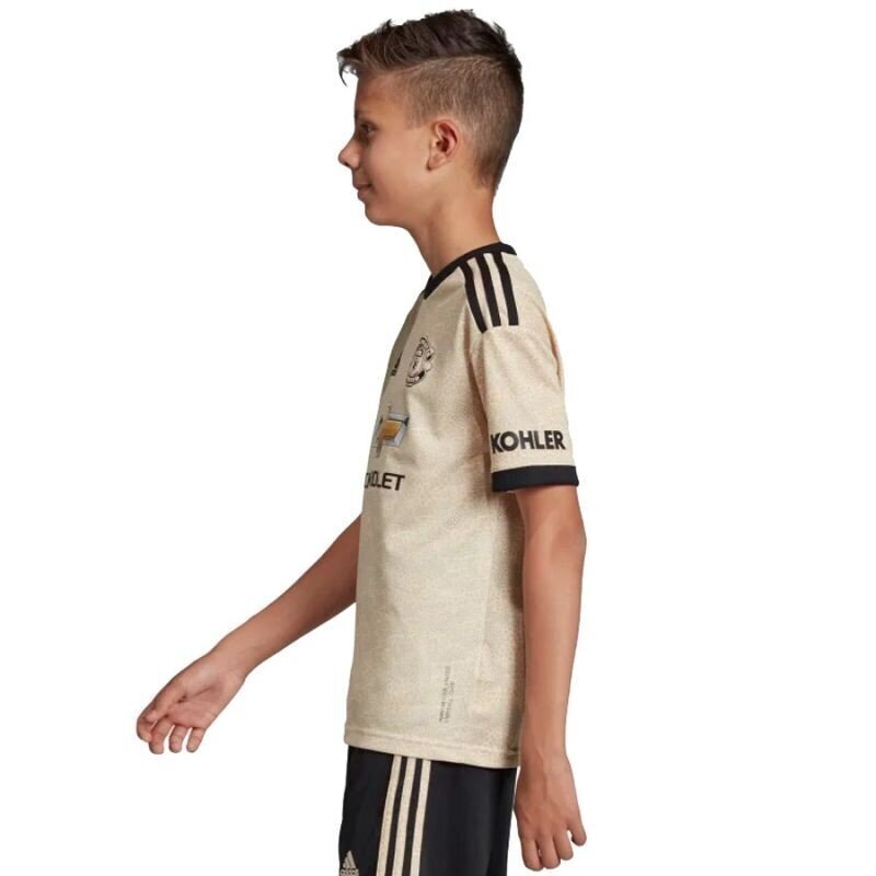 Marškinėliai berniukams Adidas Manchester FC Away JSY Y Junior DX8945, rudi kaina ir informacija | Marškinėliai berniukams | pigu.lt