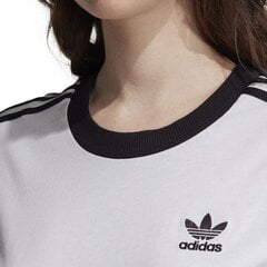 Sportiniai marškinėliai moterims Adidas 3 Stripes Tee W ED7483, balti kaina ir informacija | Sportinė apranga moterims | pigu.lt