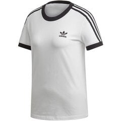 Sportiniai marškinėliai moterims Adidas 3 Stripes Tee W ED7483, balti kaina ir informacija | Sportinė apranga moterims | pigu.lt
