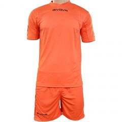 Givova Kit Givova KITC48 0001 спортивный костюм, оранжевый цена и информация | Мужская спортивная одежда | pigu.lt