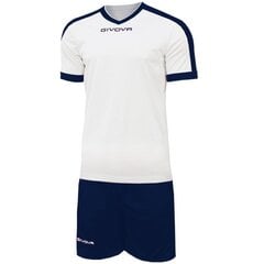 Спортивный костюм для мужчин Givova Kit Revolution Jr KITC59 0304, белый цена и информация | Мужская спортивная одежда | pigu.lt