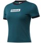 Sportiniai marškinėliai moterims Reebok Training Essentials Linear Logo Slim W FK6679, 51389, žali цена и информация | Sportinė apranga moterims | pigu.lt